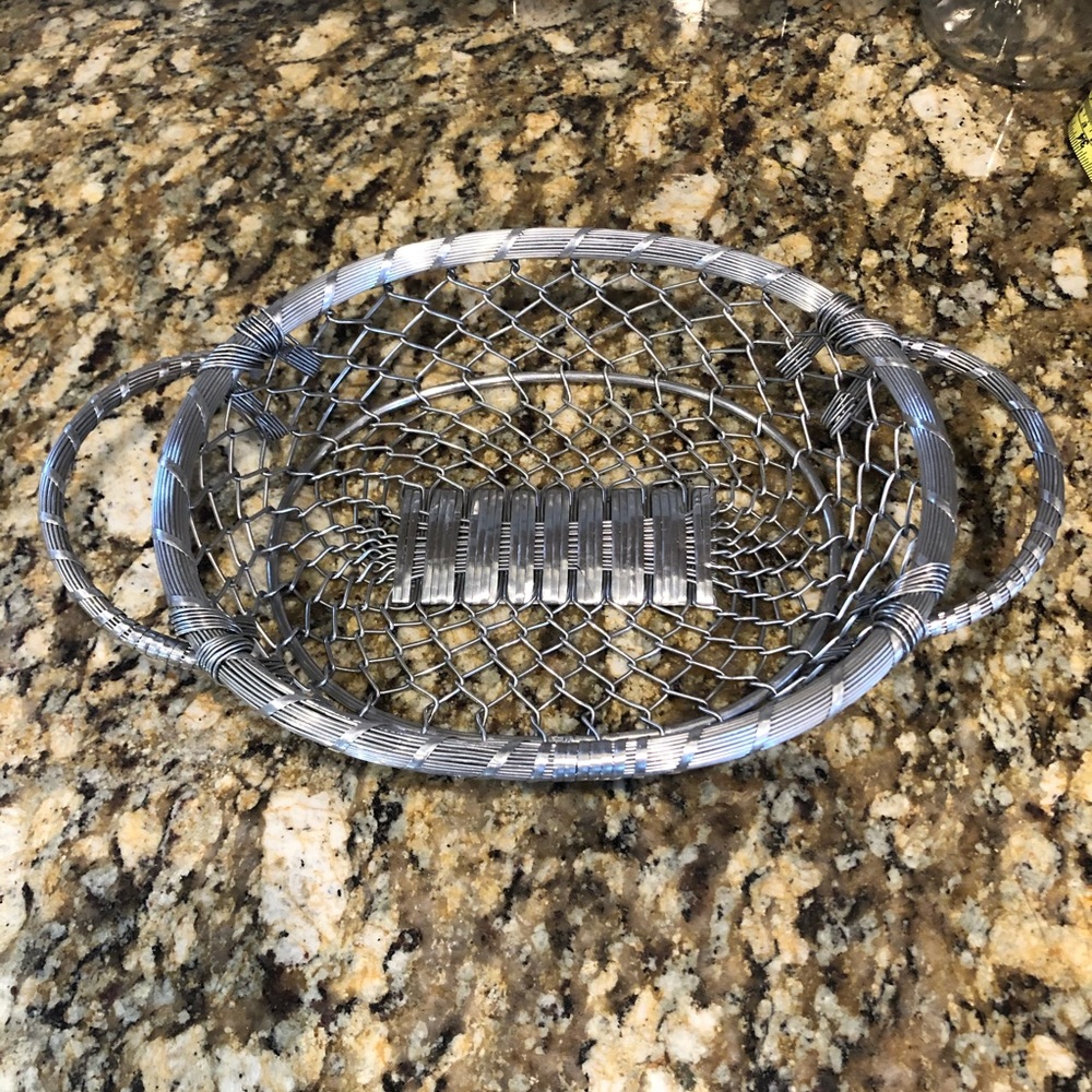 Metal Silver Basket